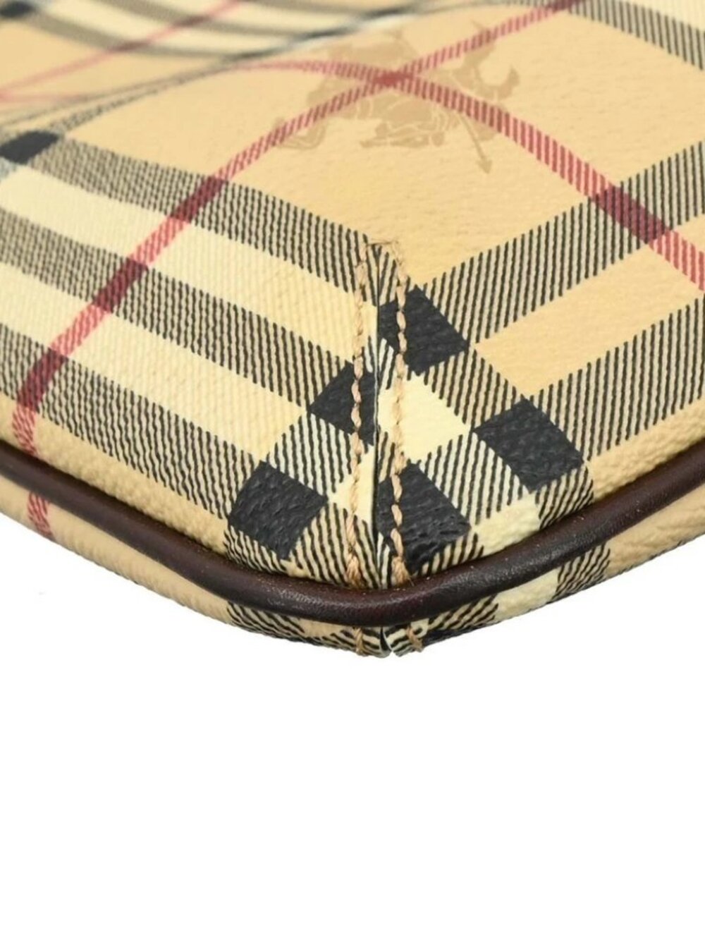 Burberry Beige Brown House Check Shoulder Bag - Picture 3 of 10